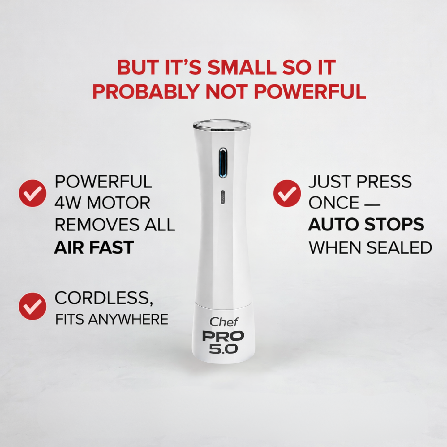 Chef PRO 5.0 Compact Vacuum Sealer