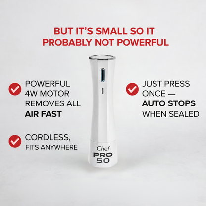 Chef PRO 5.0 Compact Vacuum Sealer
